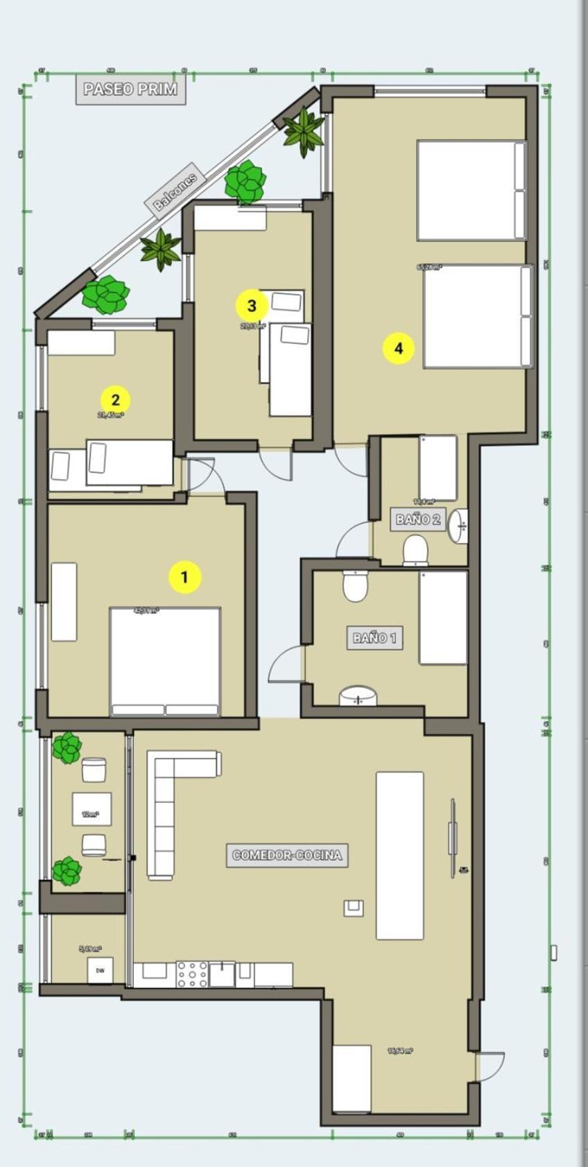 Tarragonaapartments Prim 350 Reus Exteriér fotografie